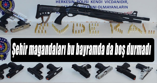 Şehir magandaları bu bayramda da boş durmadı