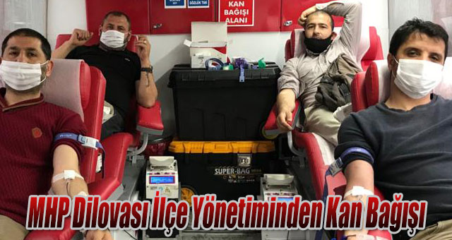 MHP Dilovası İlçe Yönetiminden Kan Bağışı