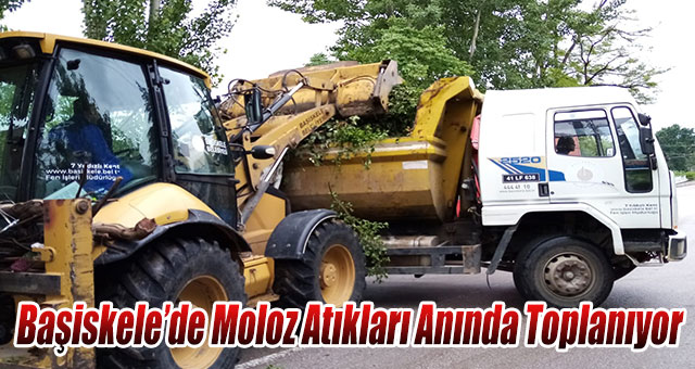 Başiskele’de Moloz Atıkları Anında Toplanıyor