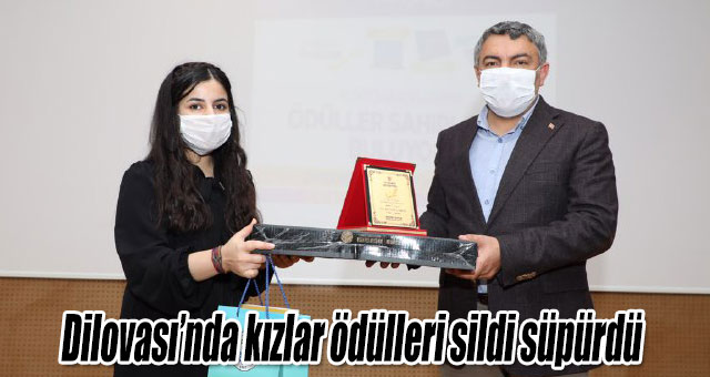 Dilovası’nda kızlar ödülleri sildi süpürdü