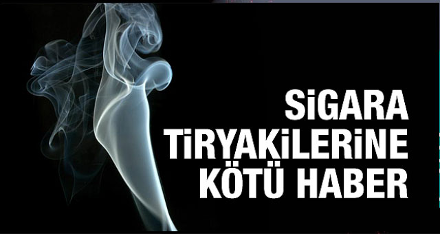 Tiryakilere kötü haber