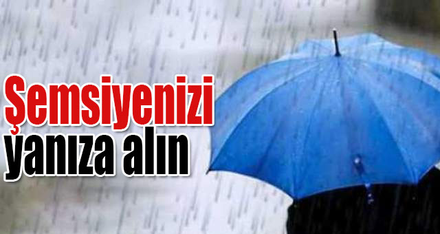 Şemsiyenizi yanıza alın