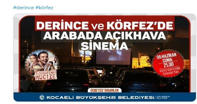Arabada sinema etkinliklerine devam ediyor