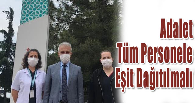 TÜRK SAĞLIK SEN HEYETİ BAŞHEKİM NALBANT’I ZİYARET ETTİ.