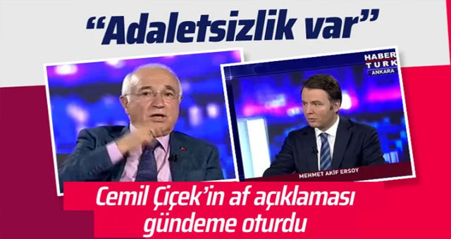 Cemil Çiçek'ten af açıklaması: