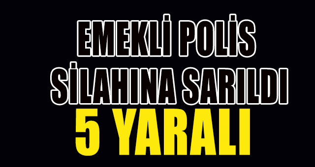 Emekli polis siteyi kan gölüne çevirdi