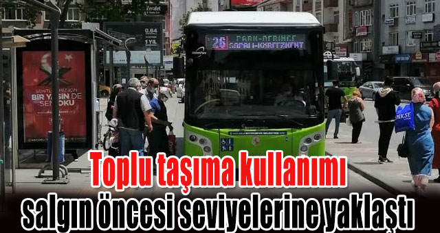 Toplu taşıma günlük kullanımı 200 binin üstüne çıktı