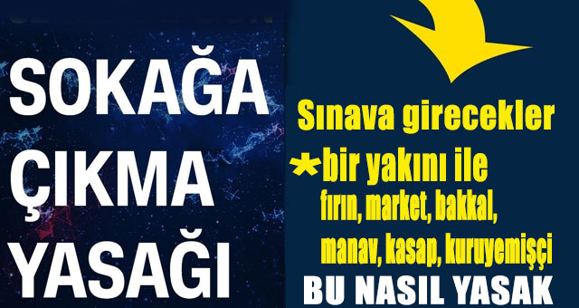 İçişleri sokağa çıkma genelgesi yayınladı