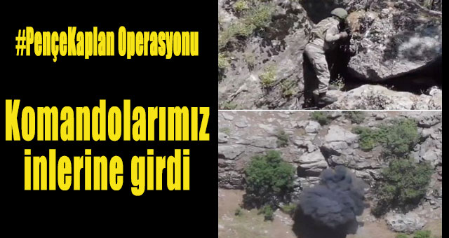 Komandolarımız teröristlerin ininde