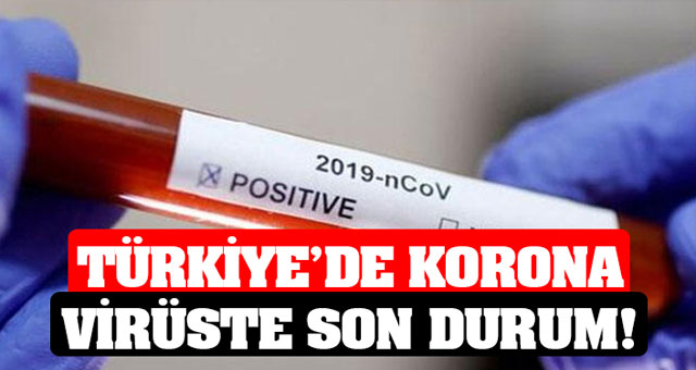 Türkiye'deki koronavirüsde son durum