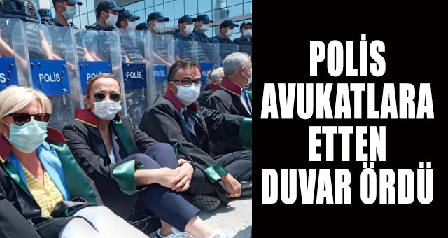 Baro Başkanlarına polis engel çıkarttı