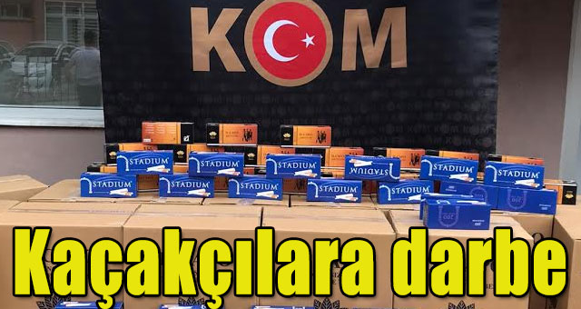 Kaçakçılara darbe