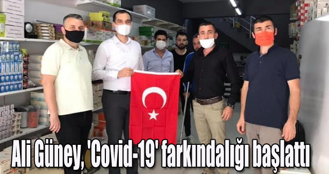 Ali Güney, 'Covid-19' farkındalığı başlattı