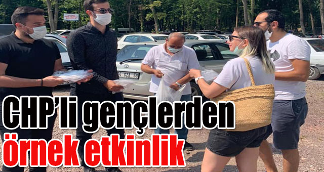 CHP'li gençlerden örnek etkinlik