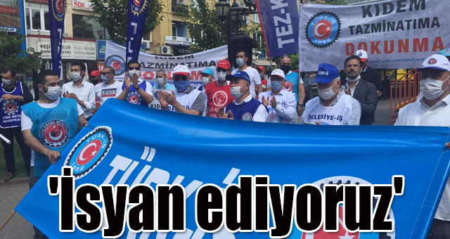 Sabri Yalım Parkından işçiler haykırdı