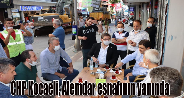 CHP Kocaeli, Alemdar esnafının yanında