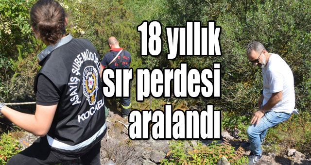 18 yıllık sır perdesi aralandı