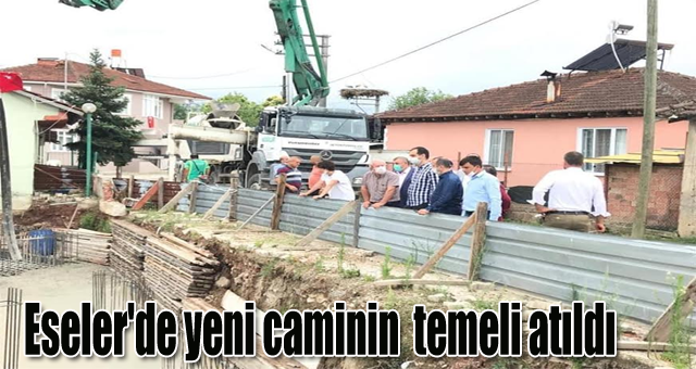 Eseler'de yeni cami temeli atıldı 