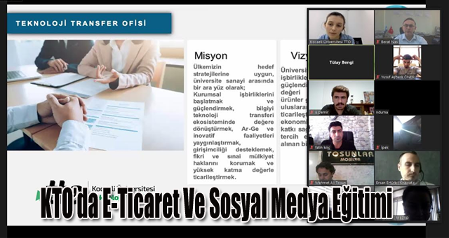 KTO’da E-Ticaret Ve Sosyal Medya Eğitimi
