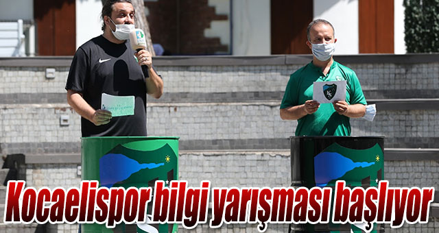 İzmit Belediyesi’nin düzenlediği Kocaelispor bilgi yarışması başlıyor