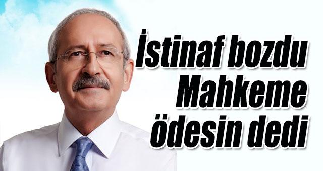 İstinaf bozdu, Mahkeme ödesin dedi