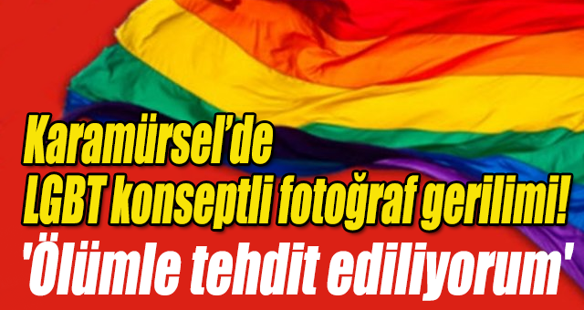 LGBT konseptli fotoğraf gerilimi!