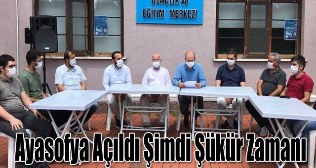 Ayasofya Açıldı Şimdi Şükür Zamanı