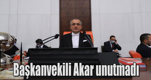 Başkanvekili Akar unutmadı 
