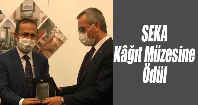 Tarihi Kentler Birliği’nden SEKA Kâğıt Müzesine Ödül