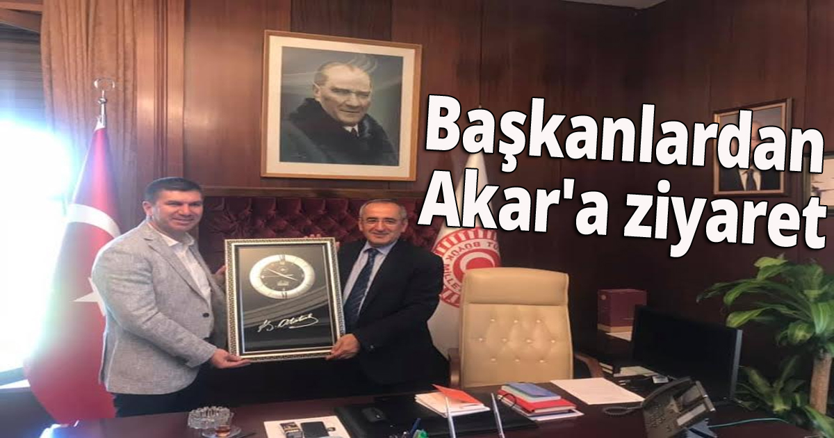 Başkanlardan Akar'a ziyaret