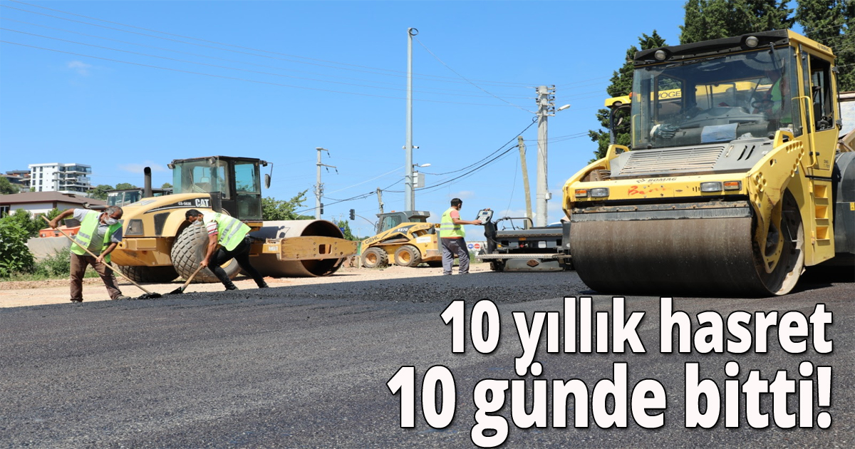 10 yıllık hasret 10 günde bitti!
