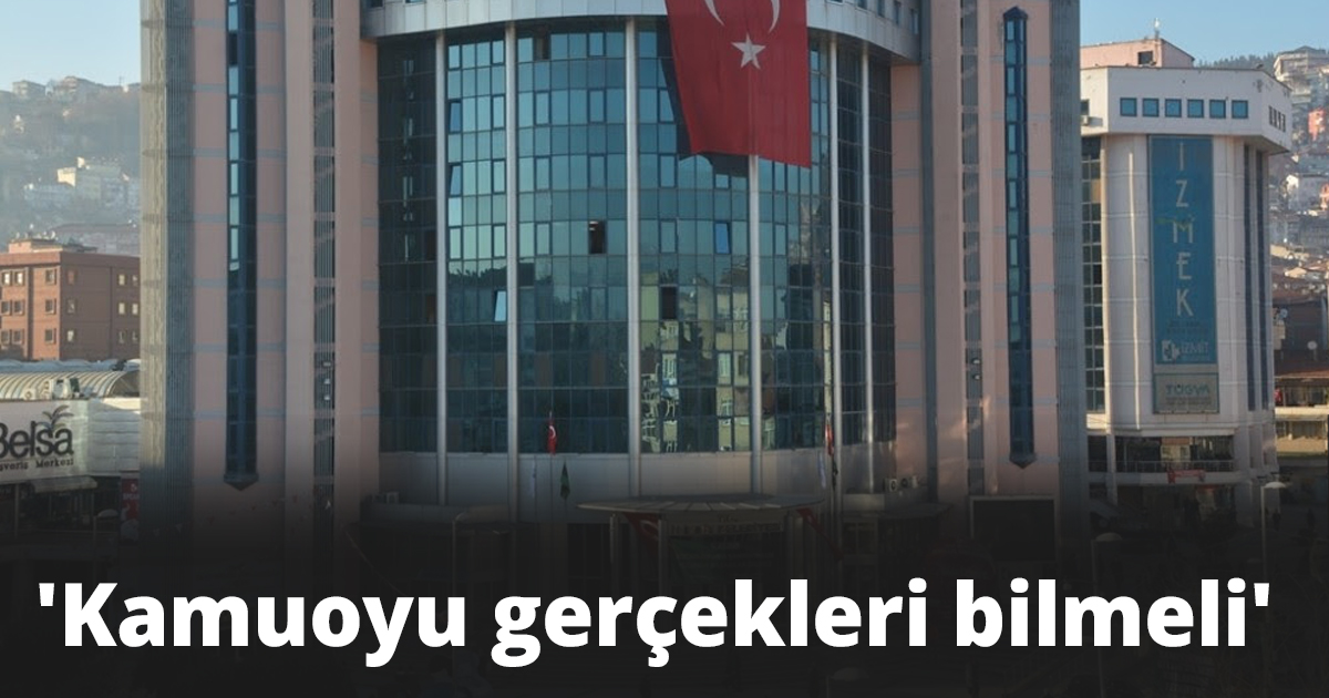 İzmit Belediyesi'nden o işçi için açıklama geldi