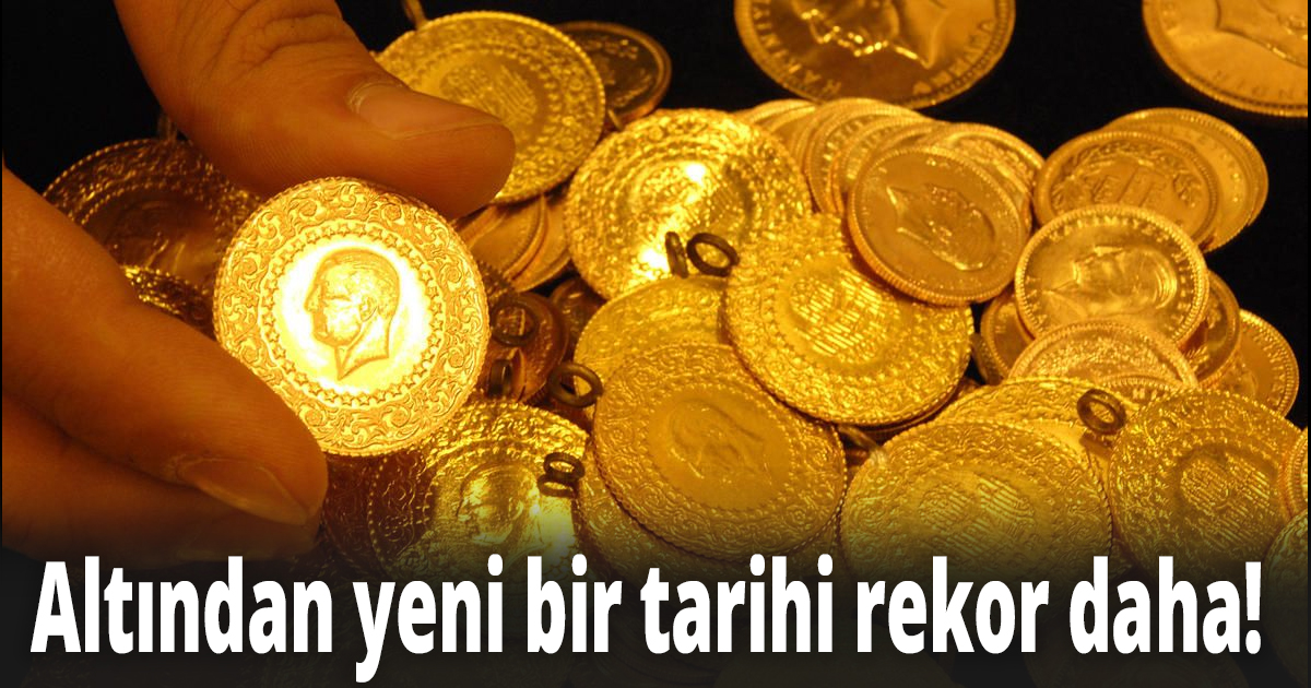 Altından yeni bir tarihi rekor daha!