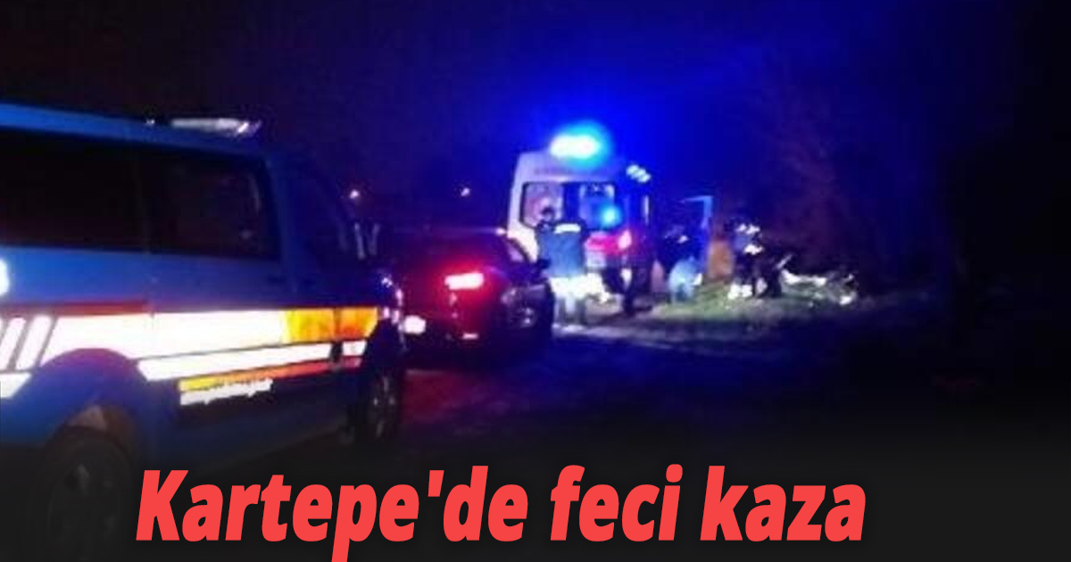 Kartepe'de feci kaza