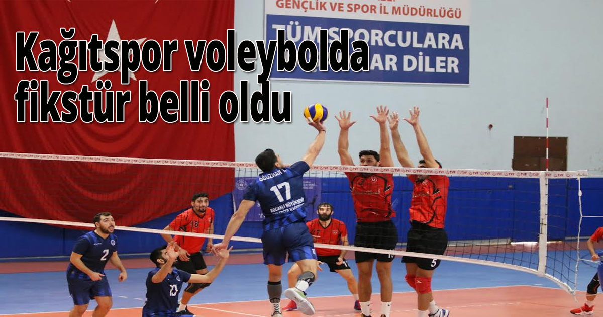 Kağıtspor voleybolda fikstür belli oldu