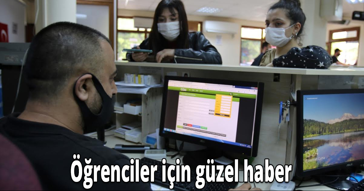 Öğrenciler için güzel haber