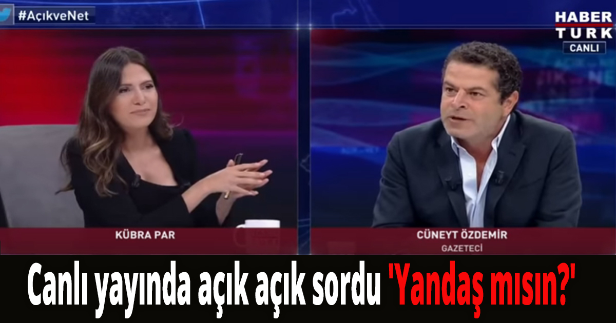 Canlı yayında açık açık sordu 