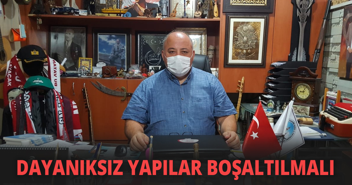 ALINAN TEDBİRLER BİR AN ÖNCE TAMAMLANMALI
