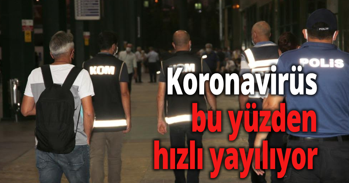 Koronavirüs bu yüzden  hızlı yayılıyor