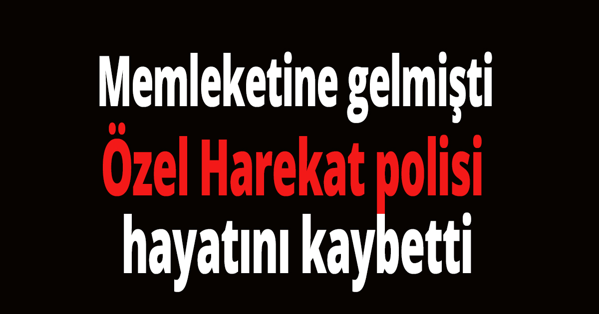 Memleketine gelmişti