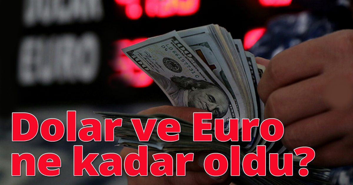 Dolar ve Euro ne kadar oldu?