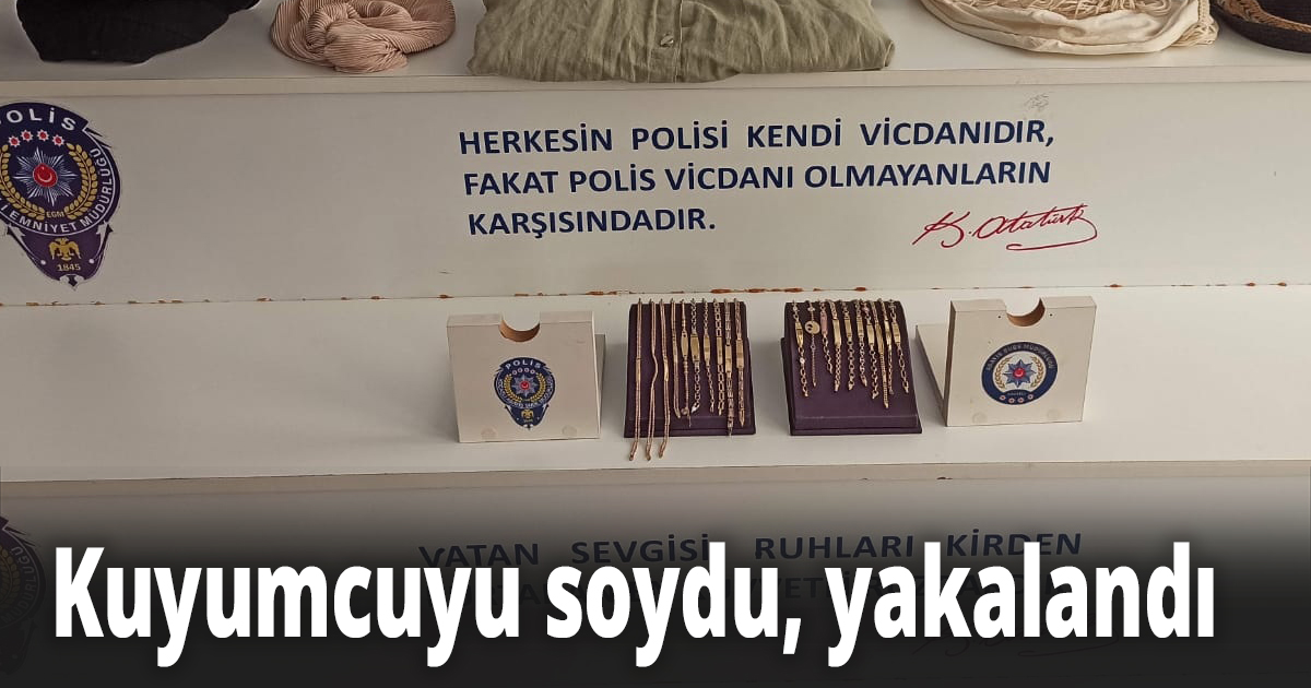 32 bin liralık altın çaldı