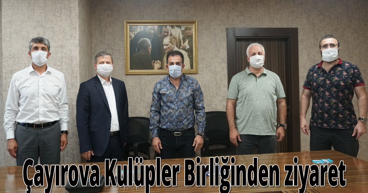  Çayırova Kulüpler Birliğinden İzmit Belediyesine ziyaret