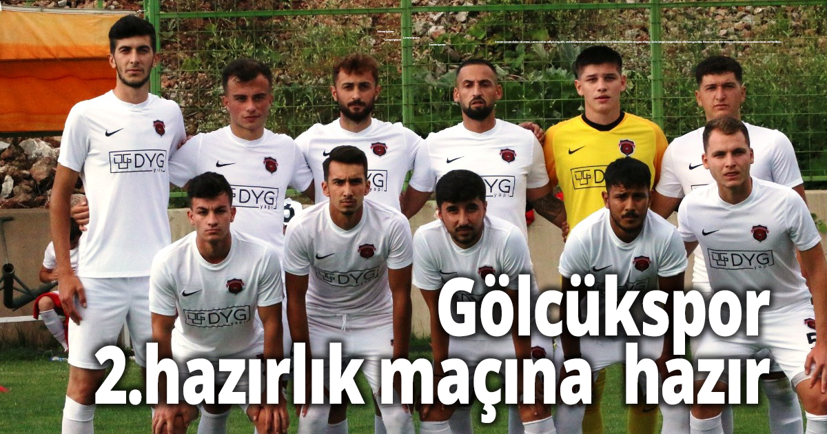 Gölcükspor 2.hazırlık maçına  hazır