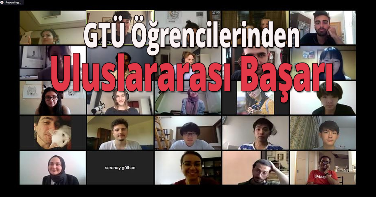 GTÜ Öğrencilerinden Uluslararası Başarı