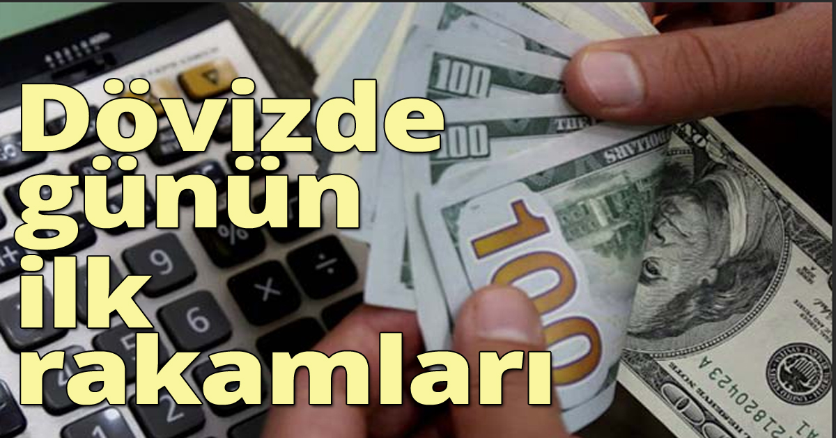 Dövizde günün ilk rakamları 