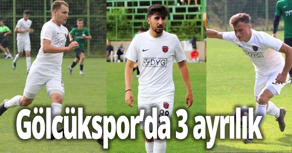 Gölcükspor’da 3 ayrılık 