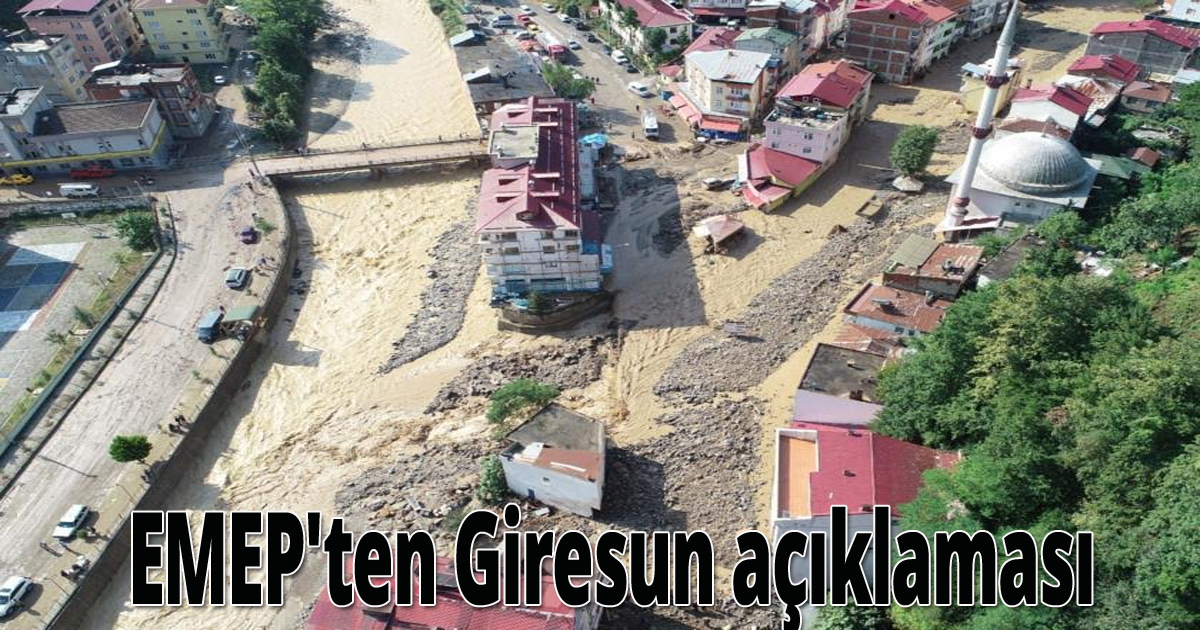 EMEP'ten Giresun açıklaması: Felaketin nedeni yağma ve rant politikalarıdır
