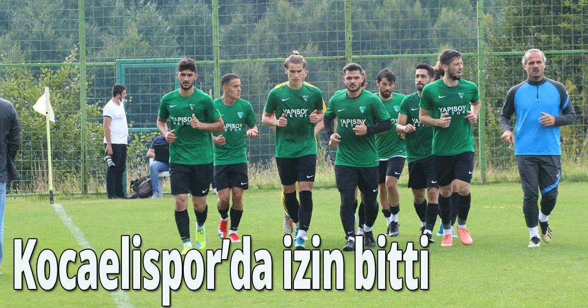 Kocaelispor’da izin bitti