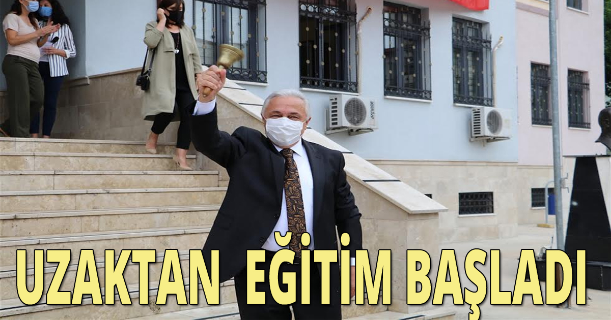 Uzaktan eğitim başladı